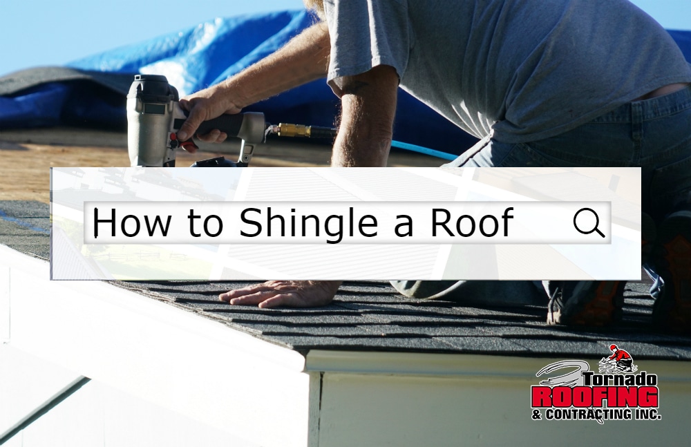 How to shingle a roof