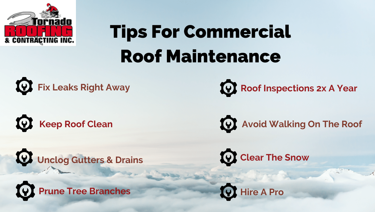 tips for commercial roof maintenance